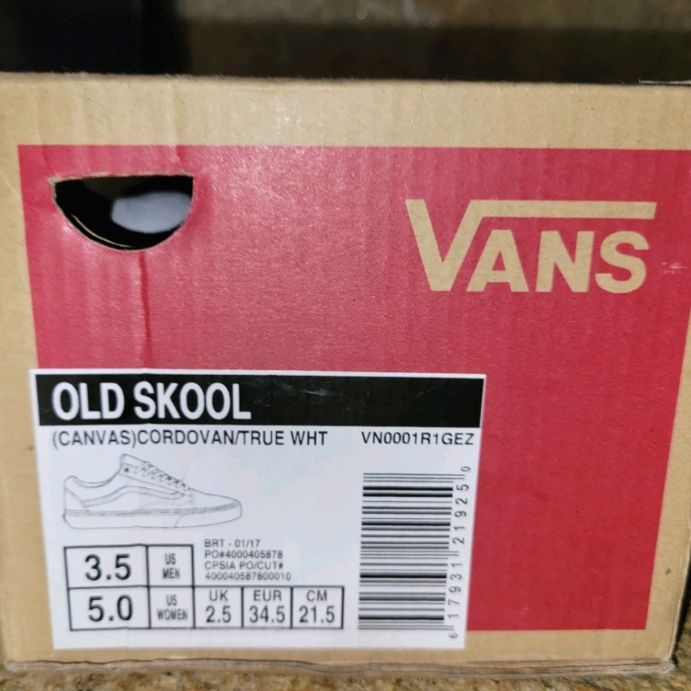 VANS Old Skool (Canvas) Burgundy (Cordovan) - Picture 2 of 6